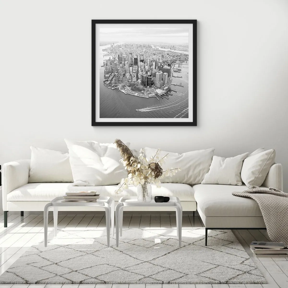 Poster in cornice nera - Come non amarla? - 40x40 cm