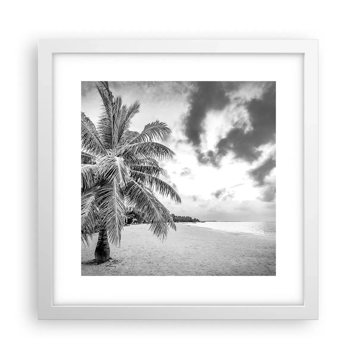 Poster in cornice bianca - Quando hai nostalgia della solitudine... - 30x30 cm