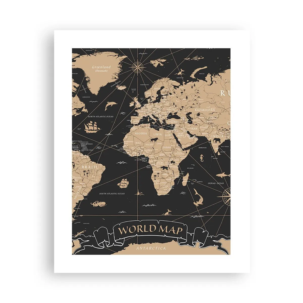 Poster - I confini del mio mondo - 40x50 cm
