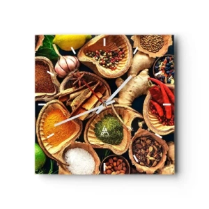 Orologio da parete - Orologio in Vetro - Prendi quello che vuoi - 40x40 cm