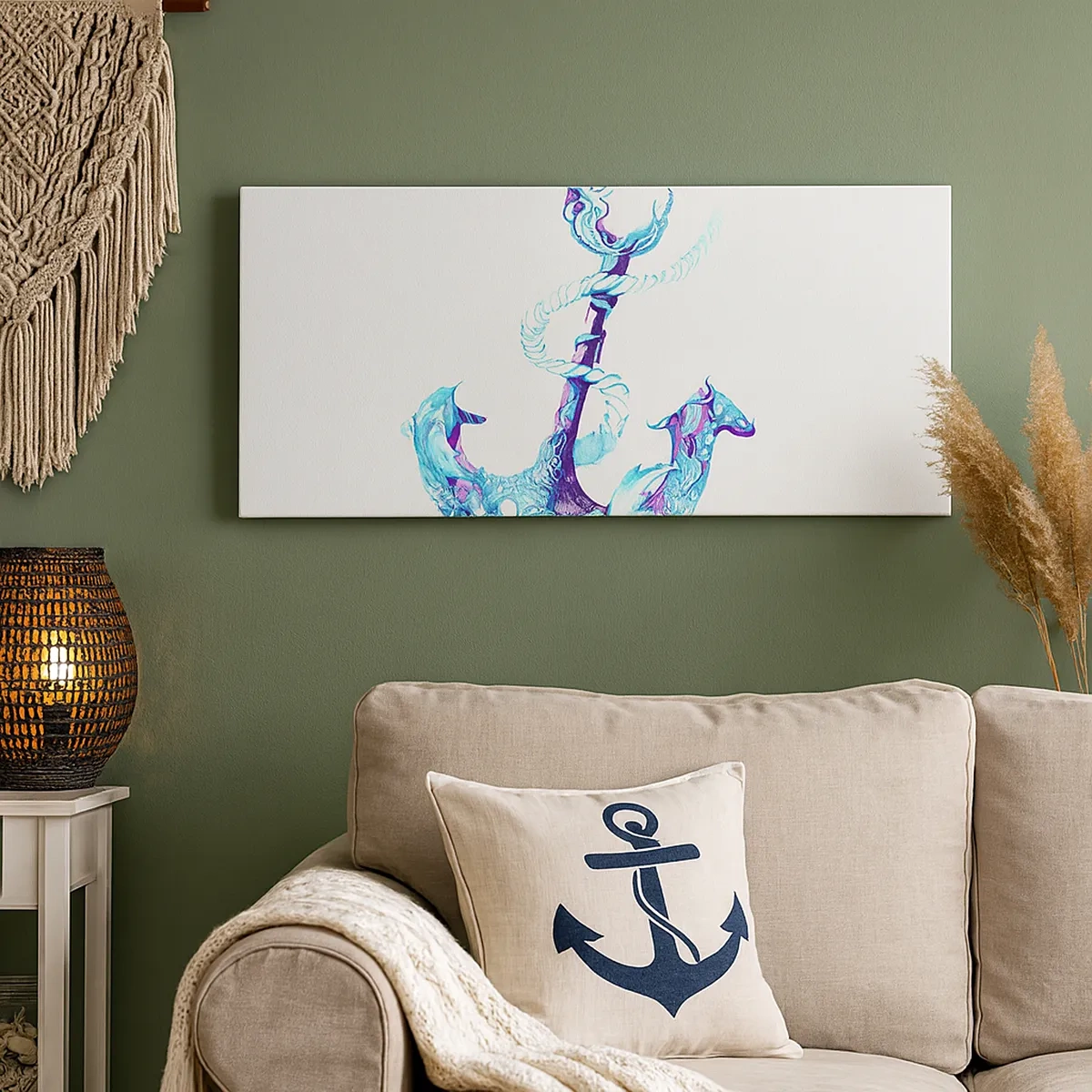 Quadro su tela - Stampe su Tela - La confidente dei segreti del mare - 30x30 cm