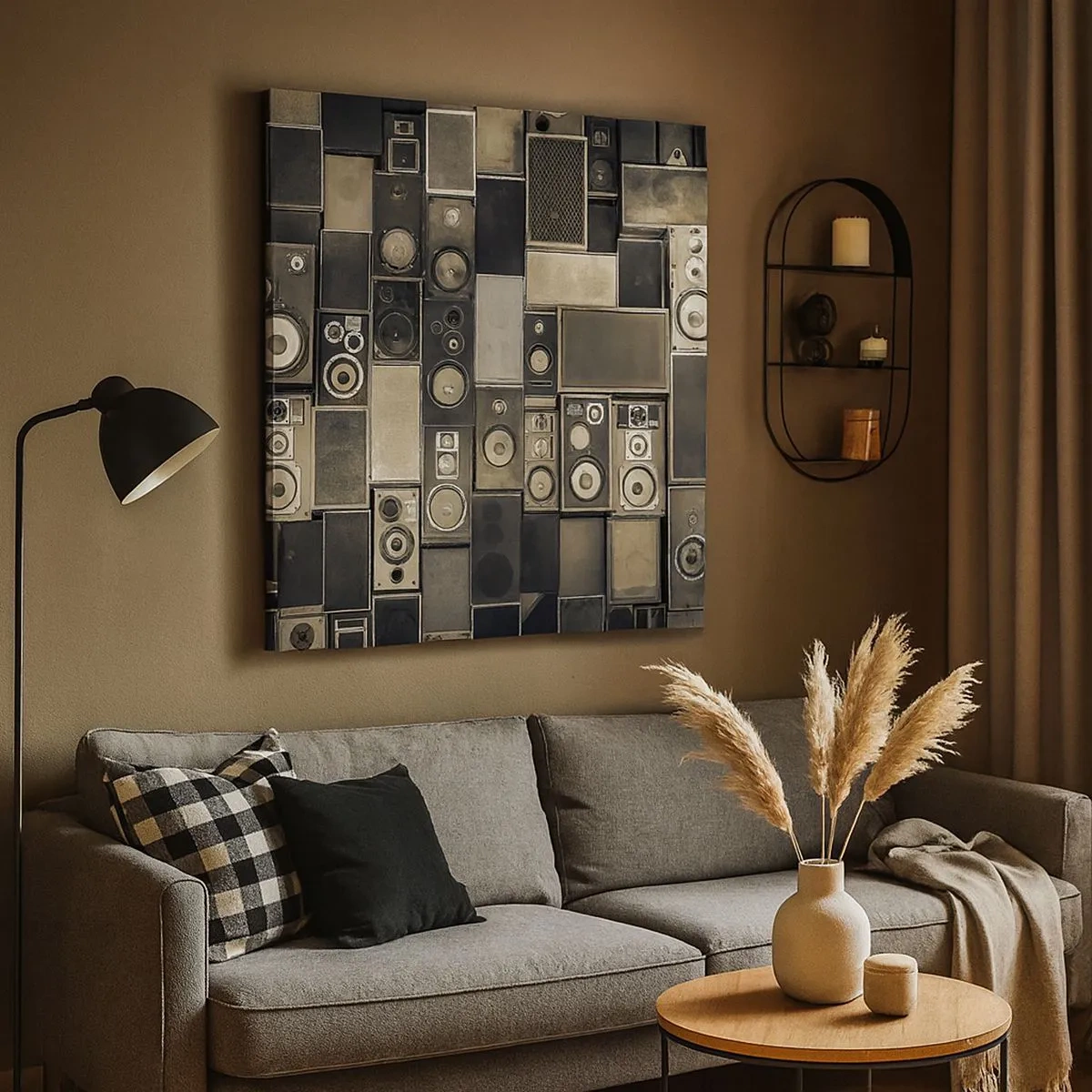 Quadro su tela - Stampe su Tela - Armonia di suoni - 30x30 cm