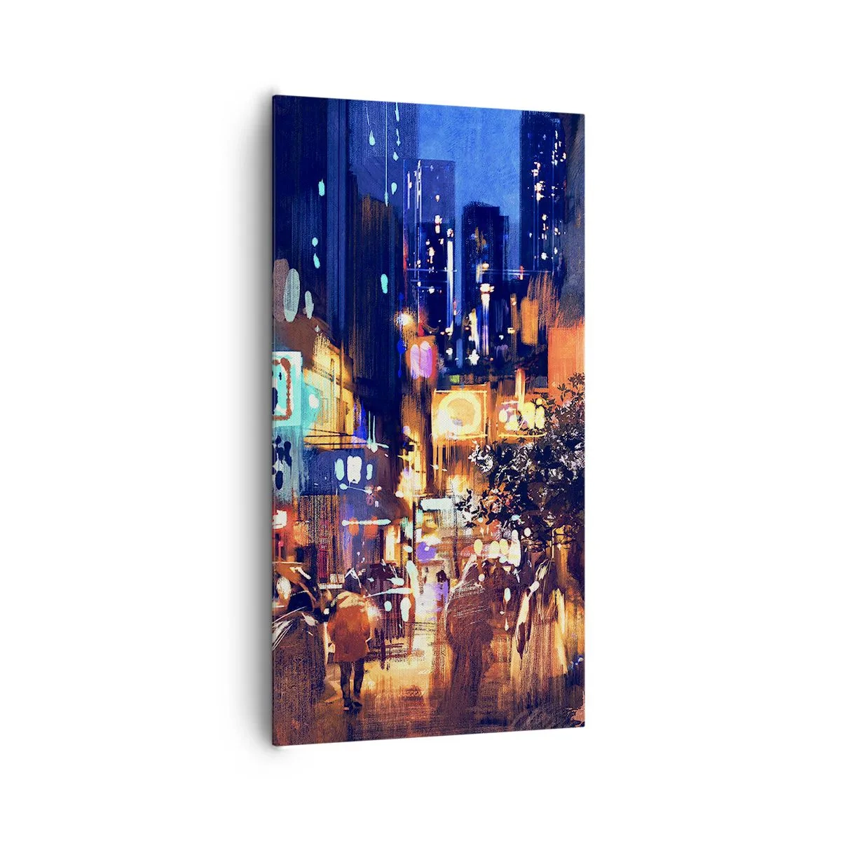 Quadro su tela - Stampe su Tela - Ma la città non dorme - 65x120 cm