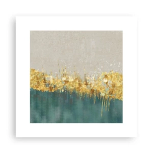 Poster - Confine dorato - 30x30 cm