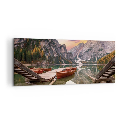 Quadro su tela - Stampe su Tela - La promessa del giorno - 100x40 cm