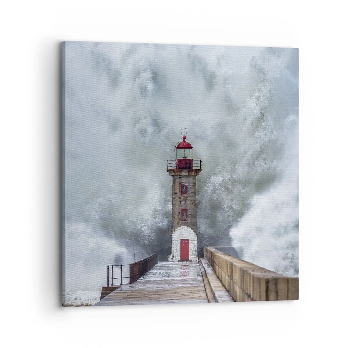 Quadro su tela - Stampe su Tela - Fragore delle acque, rumore di tempesta - 70x70 cm