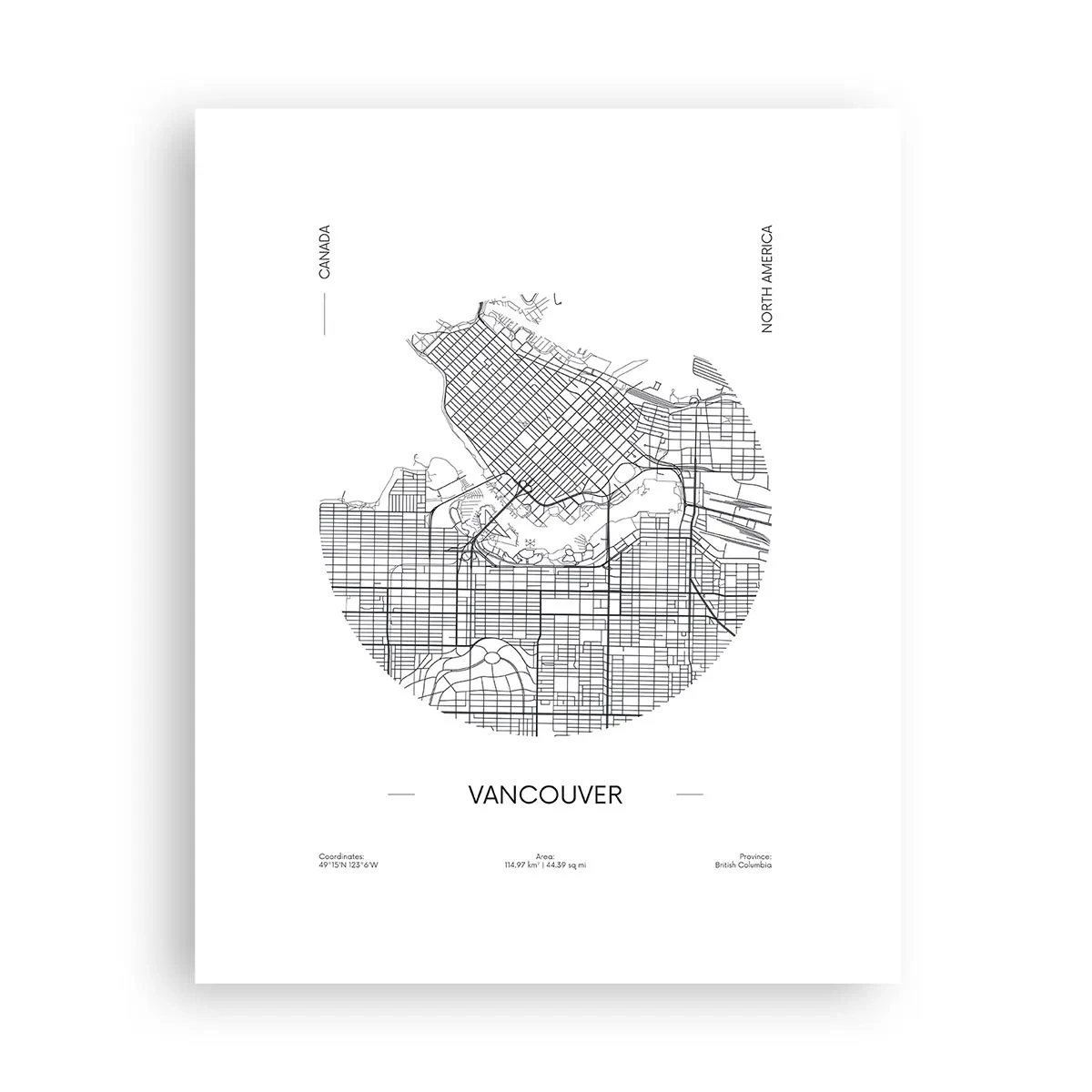 Poster - Anatomia Vancouver - 40x50 cm