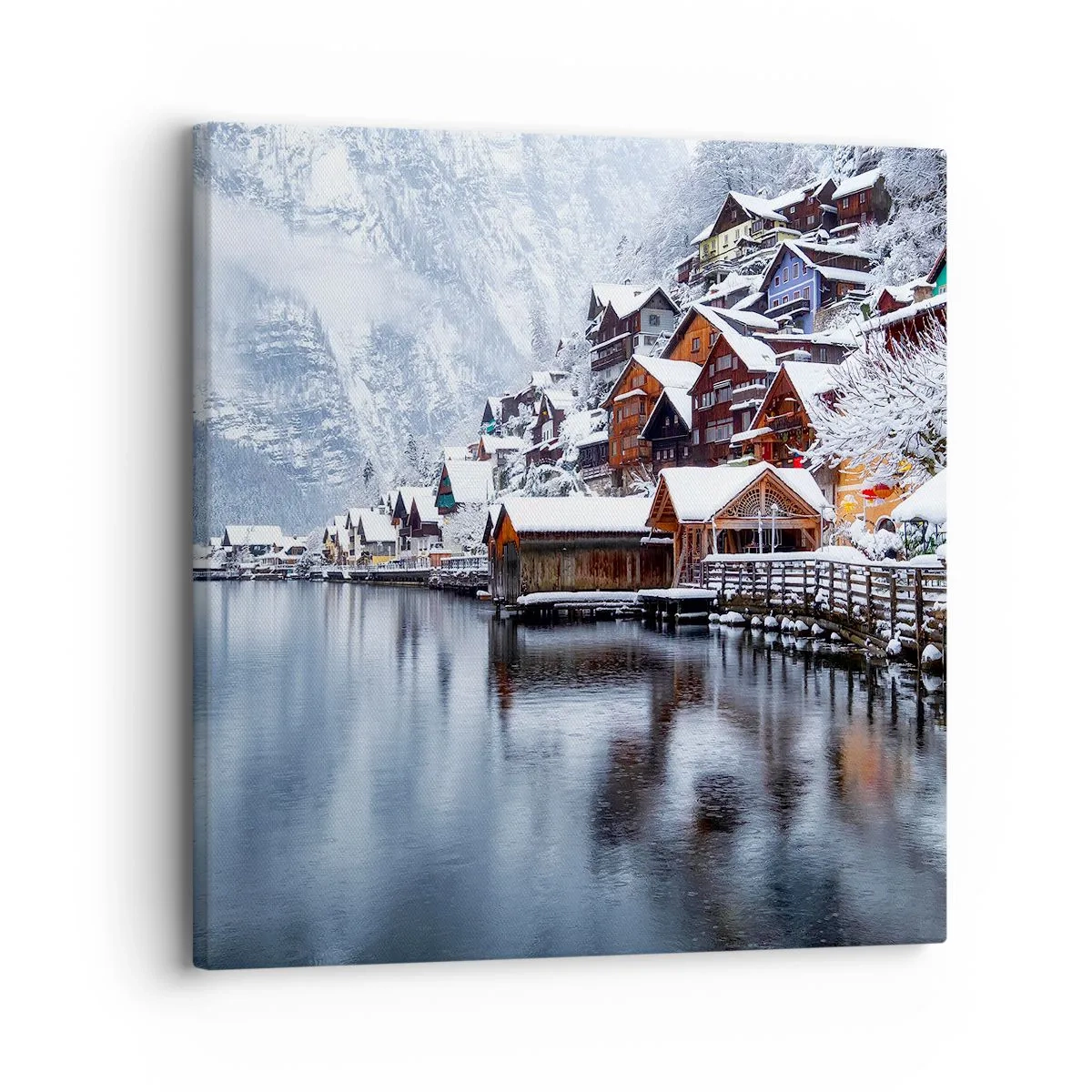 Quadro su tela - Stampe su Tela - Decorazione invernale - 30x30 cm