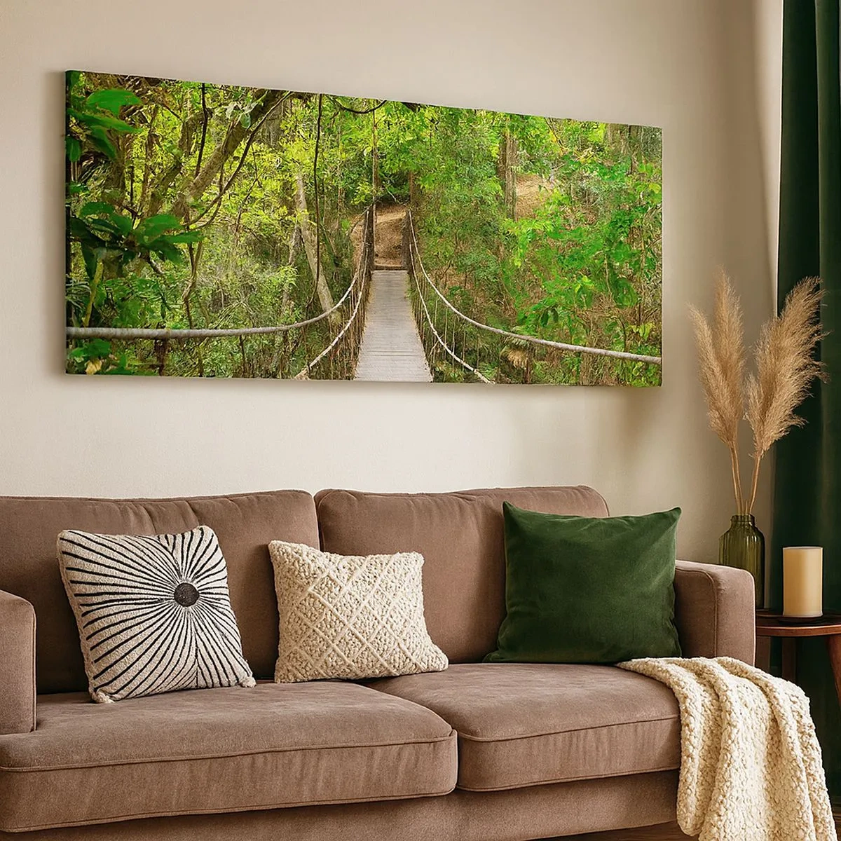 Quadro su tela - Stampe su Tela - Perché nel giardino crescono i rampicanti - 100x40 cm