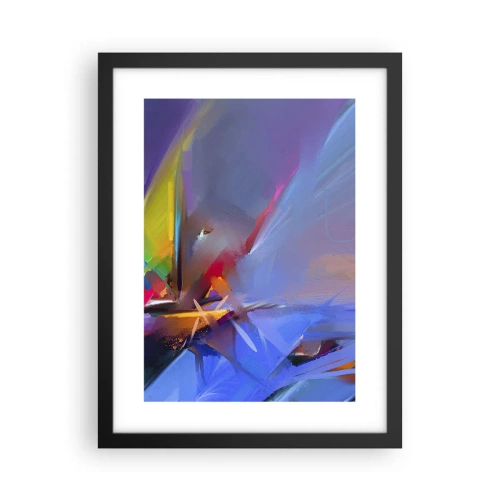 Poster in cornice nera - Eliche come un uccello - 30x40 cm