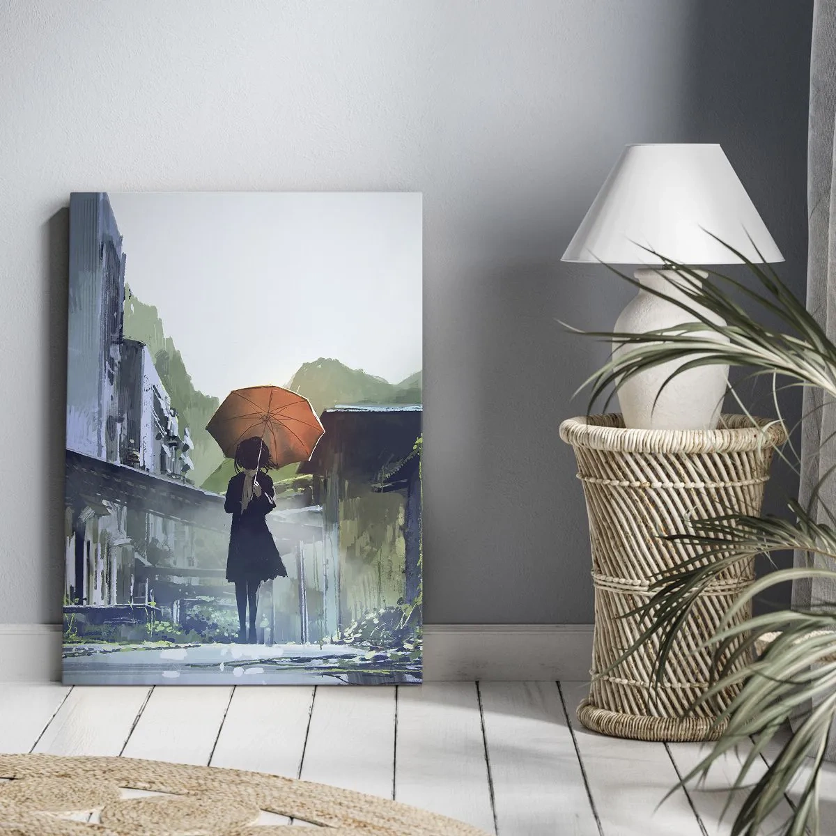 Quadro su tela - Stampe su Tela - Pioggia vivificante - 55x100 cm