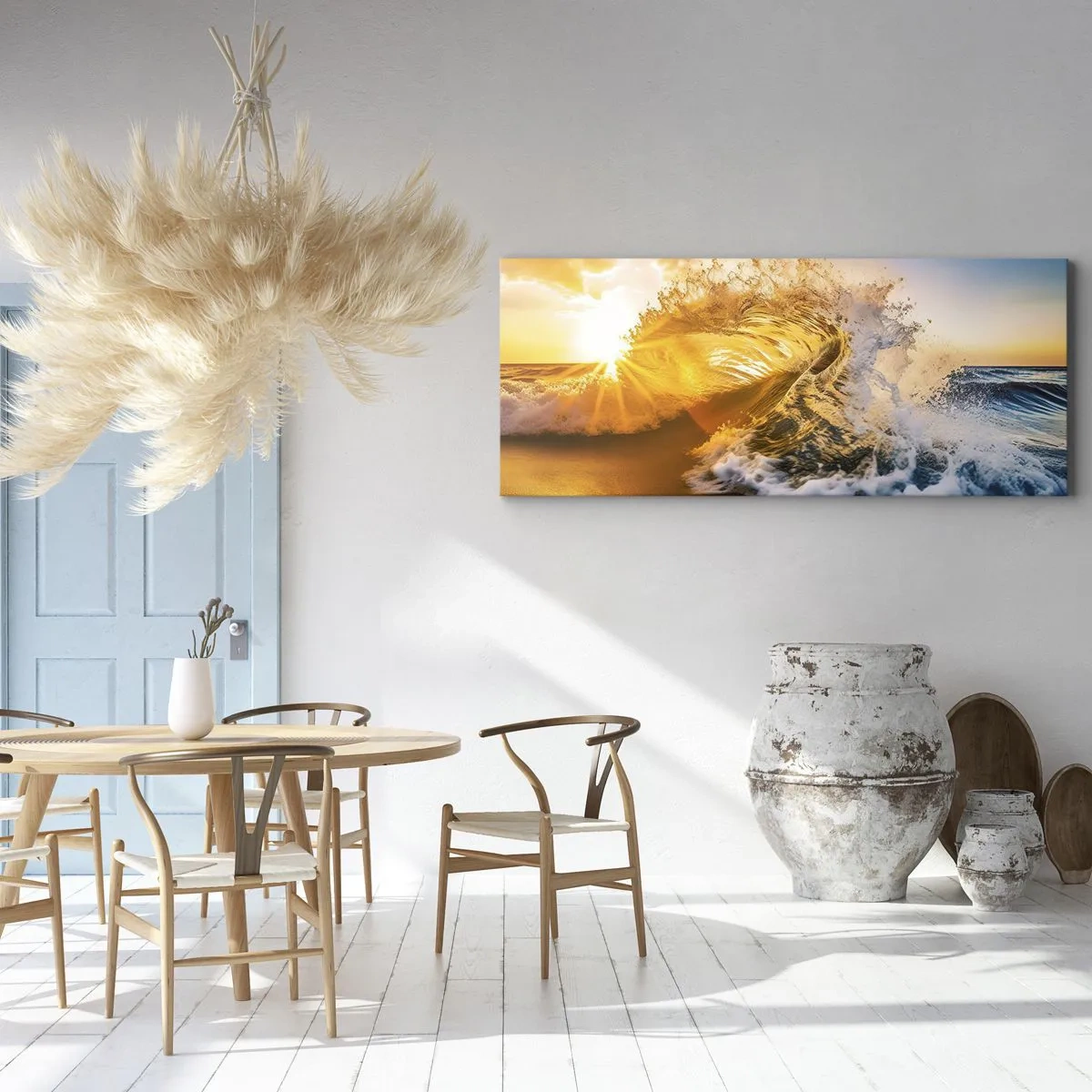 Quadro su tela - Stampe su Tela - Gioco sulla sabbia - 90x30 cm