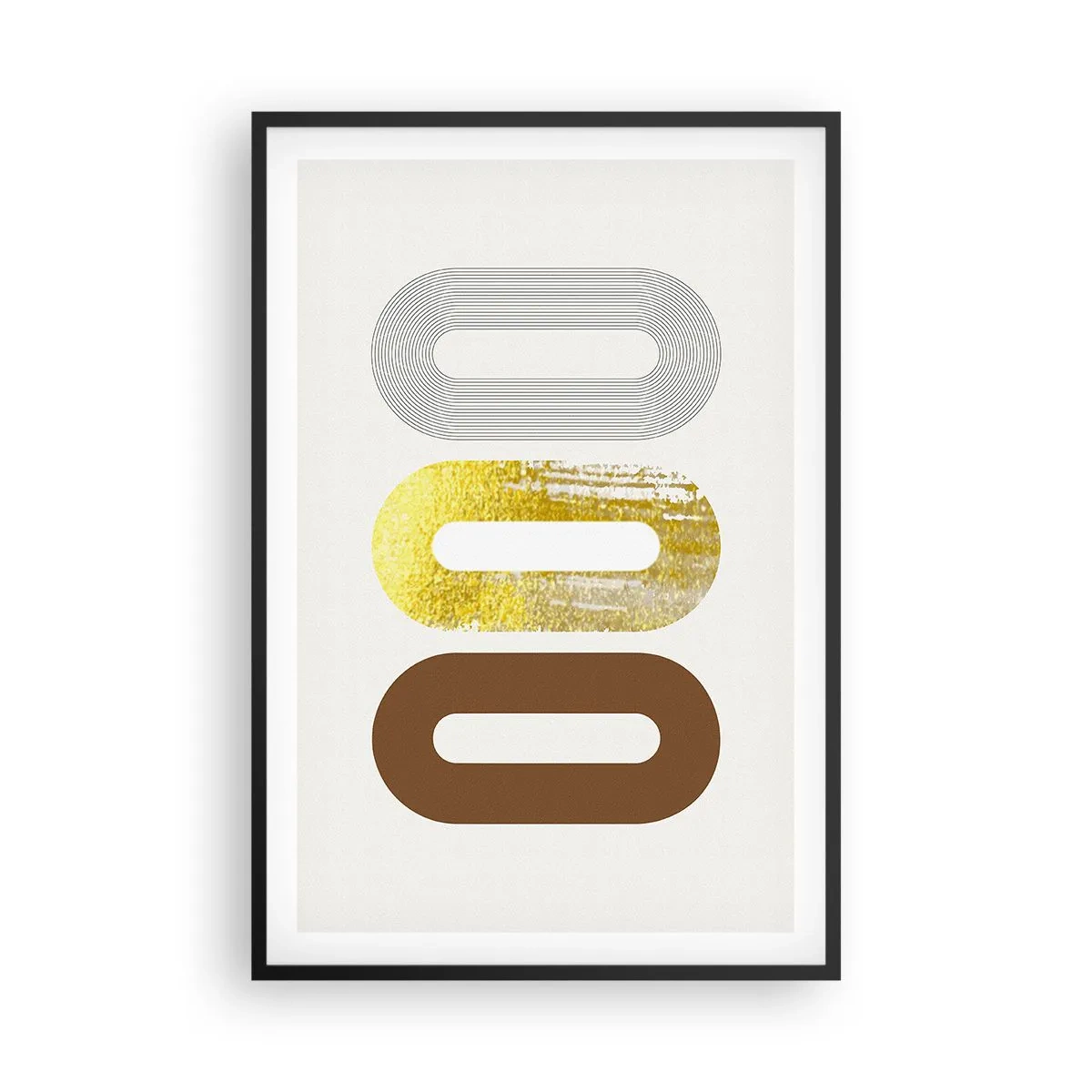 Poster in cornice nera - Ohh! - 61x91 cm