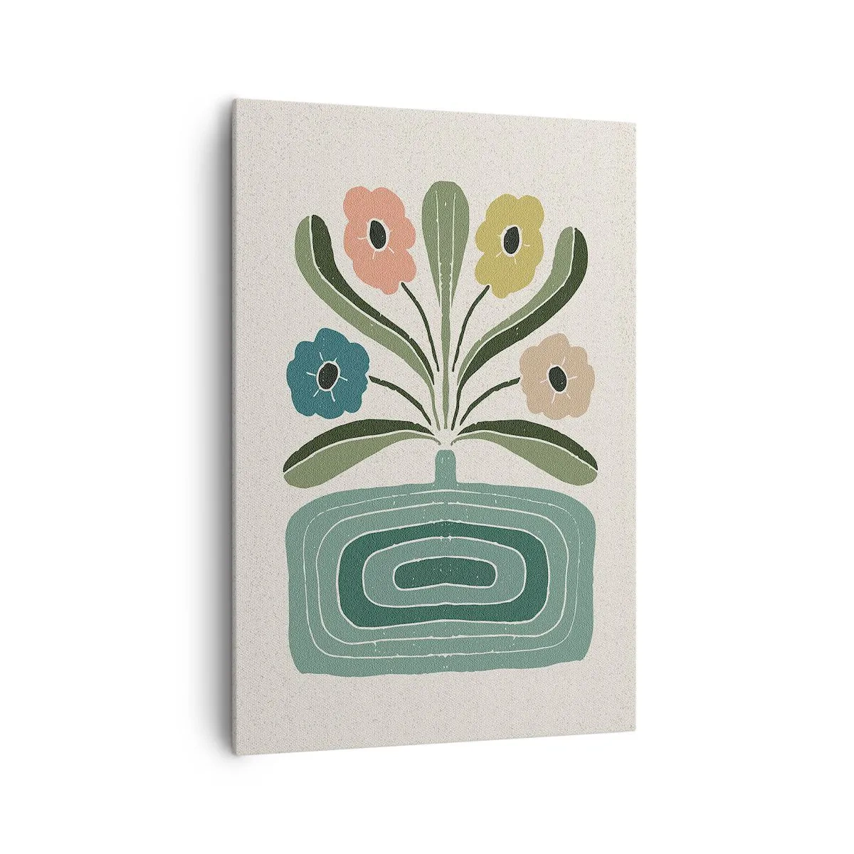 Quadro su tela - Stampe su Tela - Bouquet simmetrico - 70x100 cm