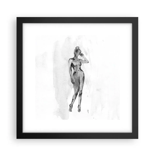 Poster in cornice nera - Studio di ideale di bellezza - 30x30 cm