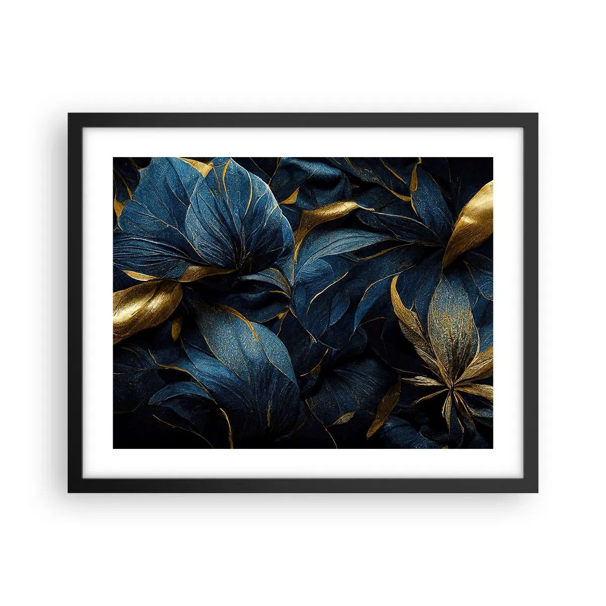 Poster in cornice nera - Foderati d'oro - 50x40 cm