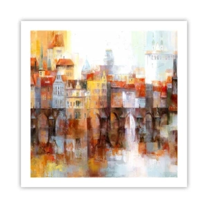 Poster - Anche sotto il ponte è bello - 60x60 cm