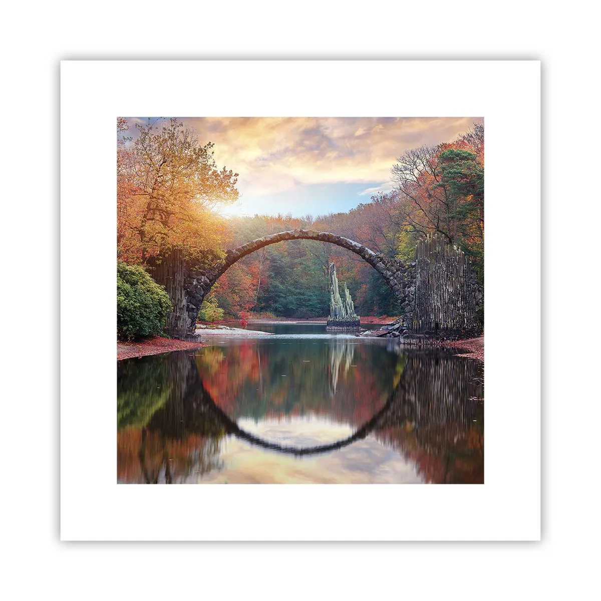 Poster - Dall'altro lato dello specchio - 30x30 cm