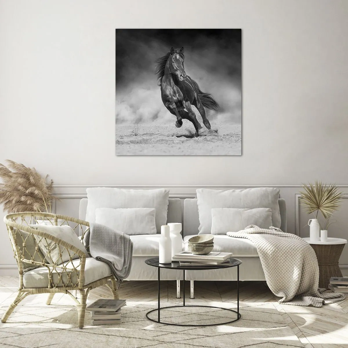 Quadro su vetro - Degno dell'emiro - 50x50 cm