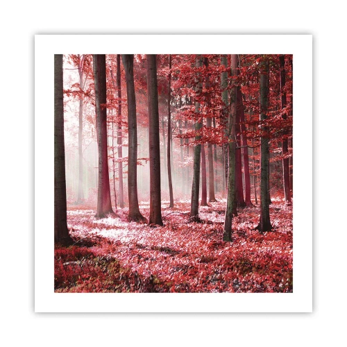 Poster - Anche rosso è bello - 50x50 cm