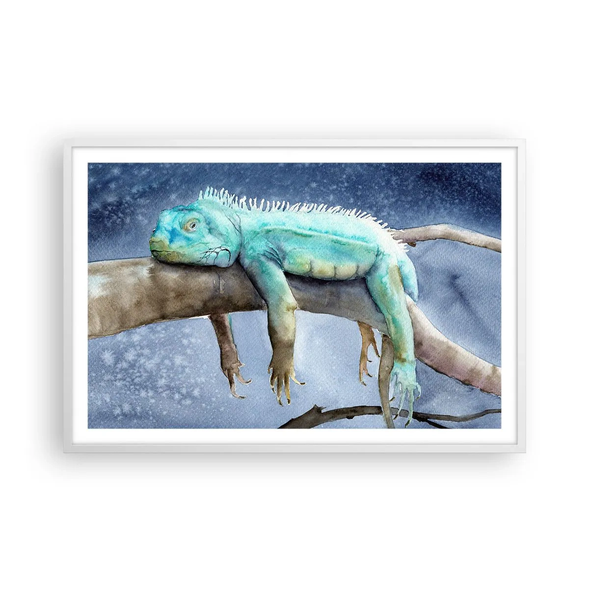 Poster in cornice bianca - Va tutto bene! - 91x61 cm
