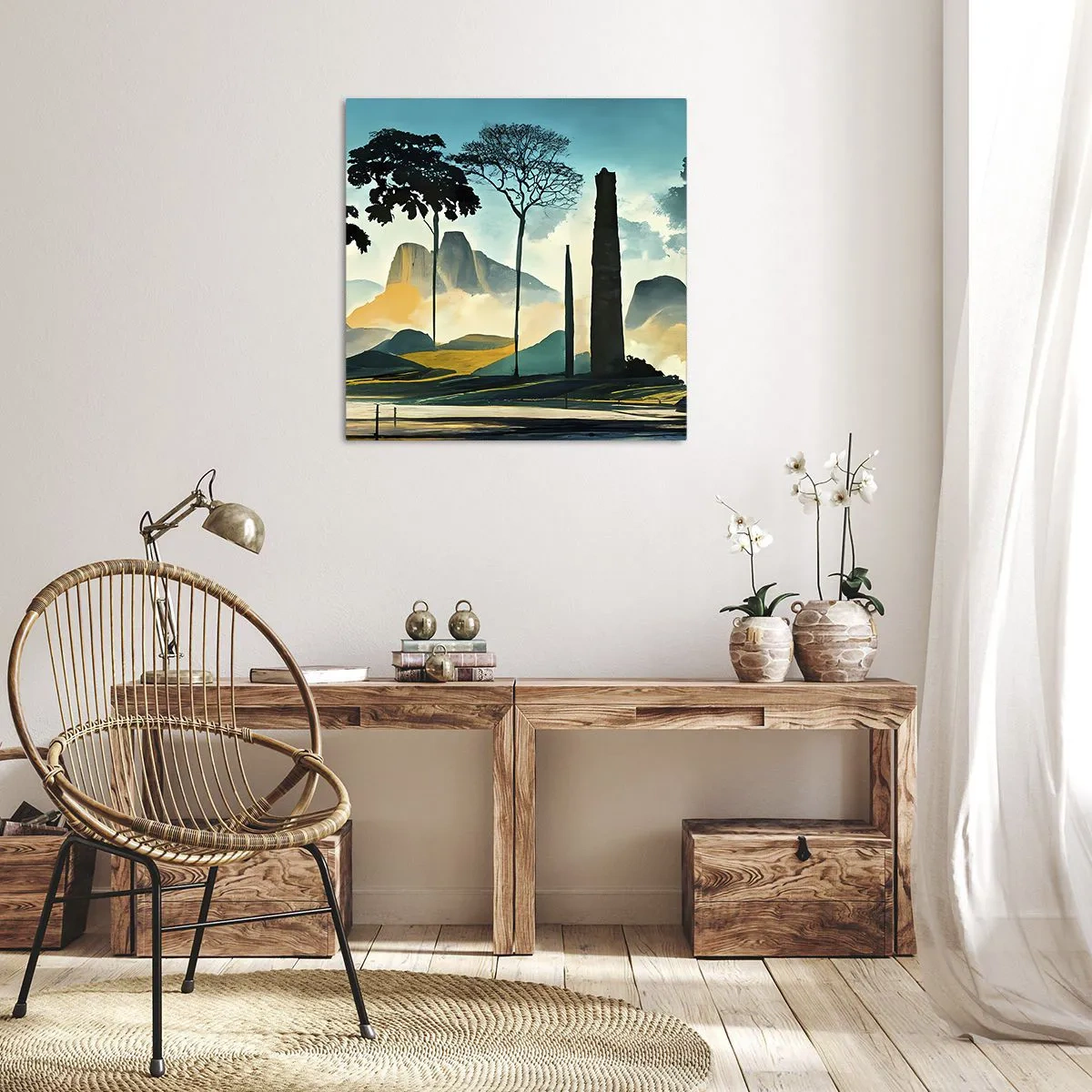 Quadro su tela - Stampe su Tela - Sempre più in alto - 30x30 cm