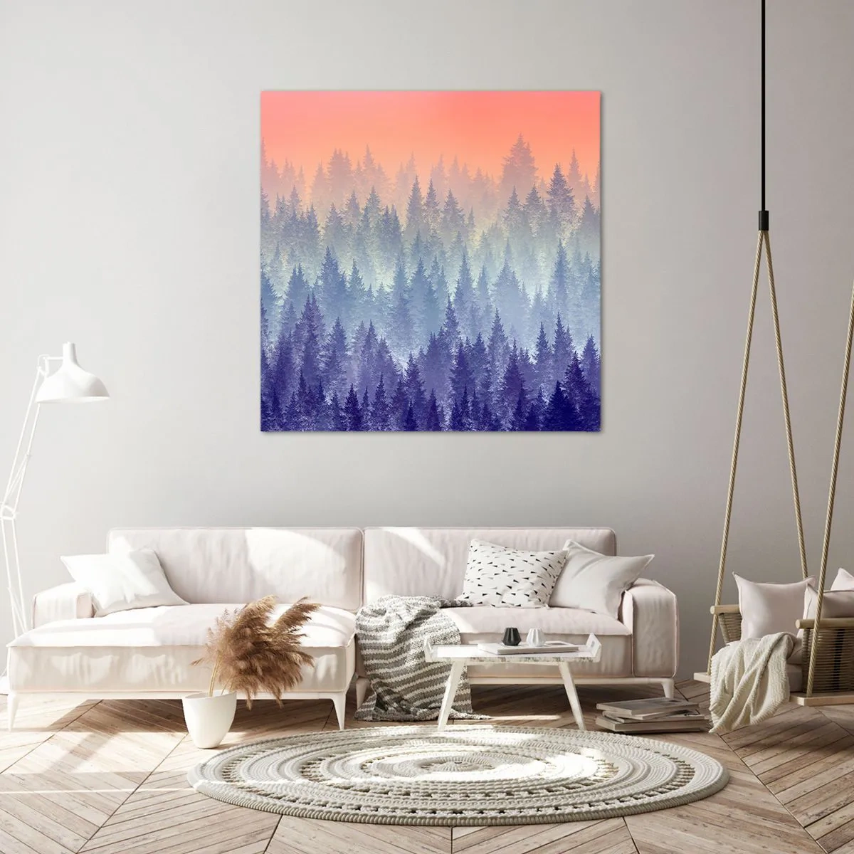 Quadro su tela - Stampe su Tela - Alto, più in alto, fino al cielo - 40x40 cm