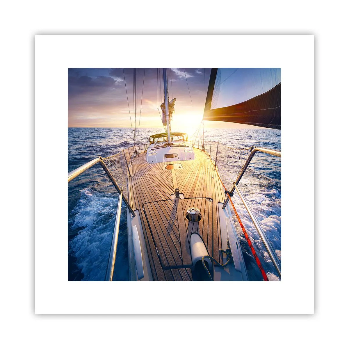 Poster - Correndo sulle onde - 30x30 cm