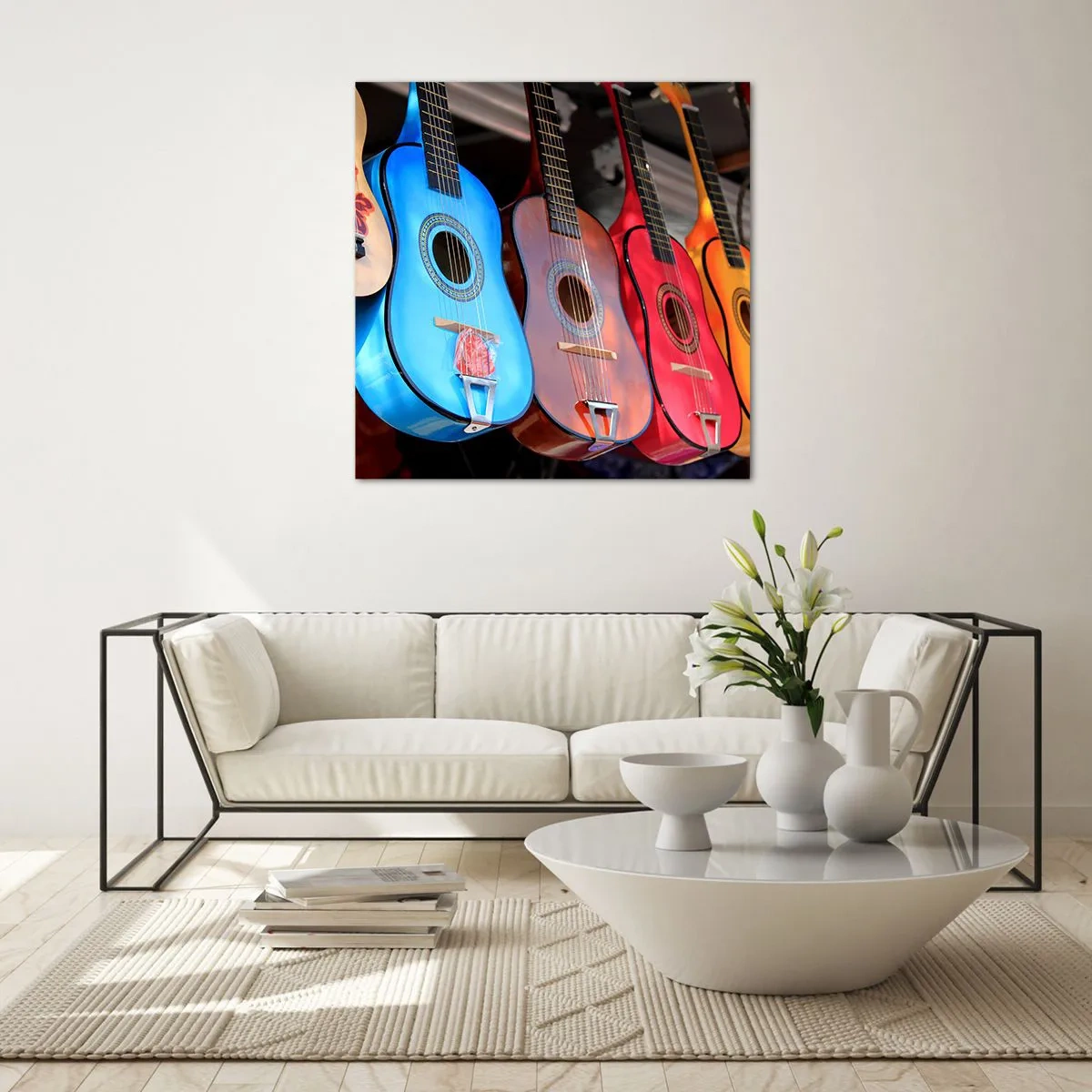 Quadro su vetro - Atmosfera latina - 30x30 cm