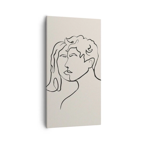 Quadro su tela - Stampe su Tela - E divennero una cosa sola - 55x100 cm