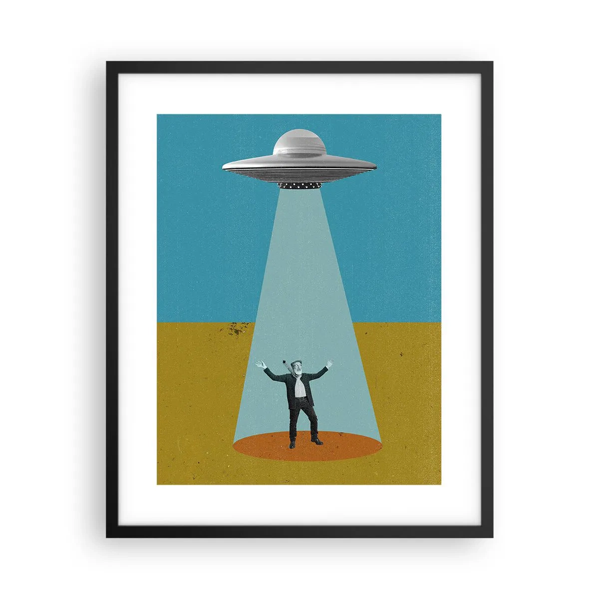 Poster in cornice nera - Incontro ravvicinato - 40x50 cm