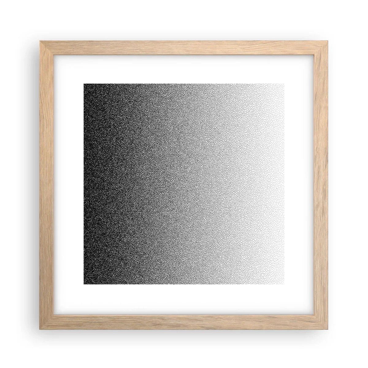 Poster in cornice rovere chiaro - Verso la luce - 30x30 cm