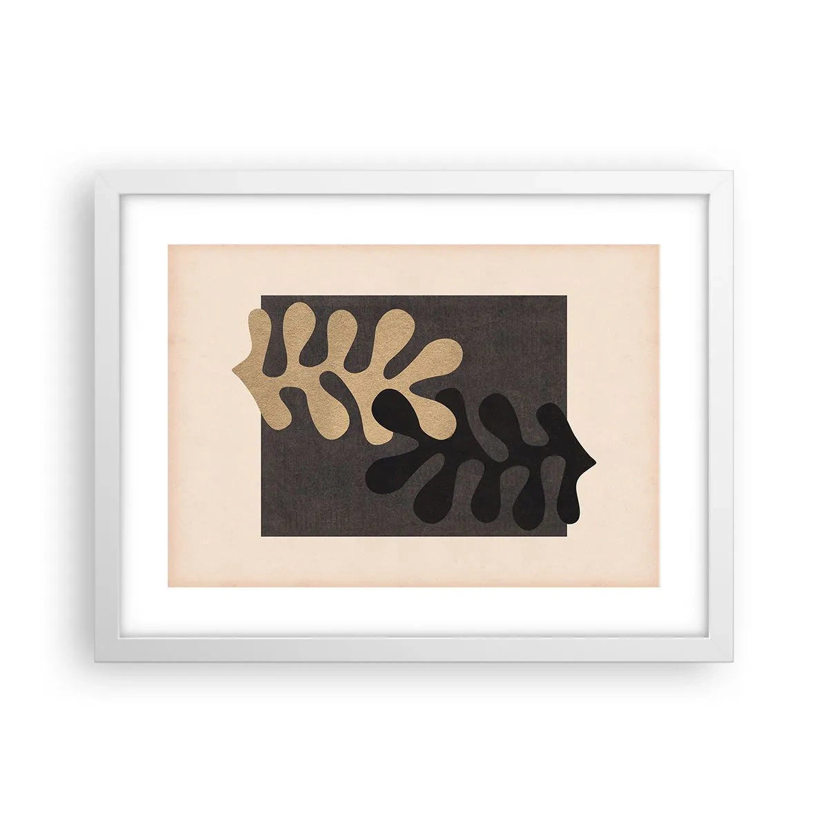 Poster in cornice bianca - Assenza e completamento - 40x30 cm