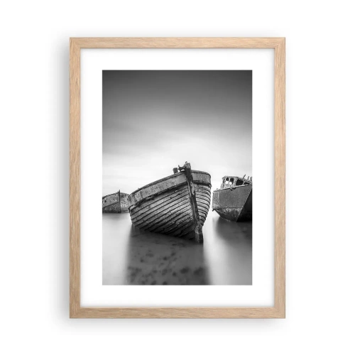 Poster in cornice rovere chiaro - Sono solo ricordi... - 30x40 cm