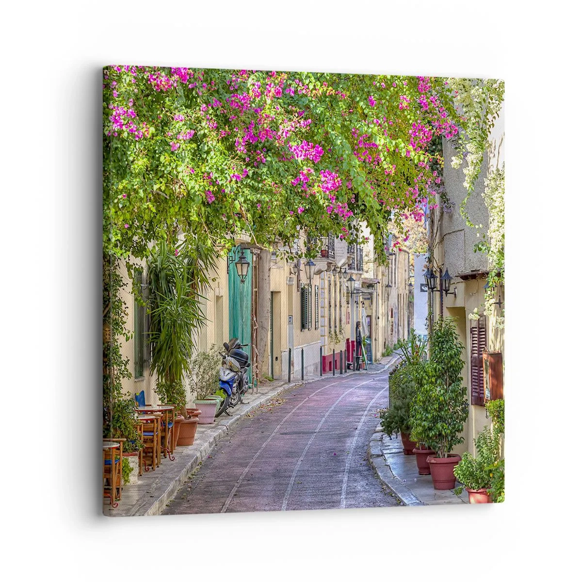 Quadro su tela - Stampe su Tela - Angolo fiorito - 30x30 cm