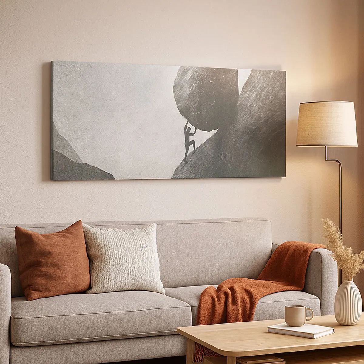 Quadro su tela - Stampe su Tela - Credo contro ogni speranza - 100x40 cm