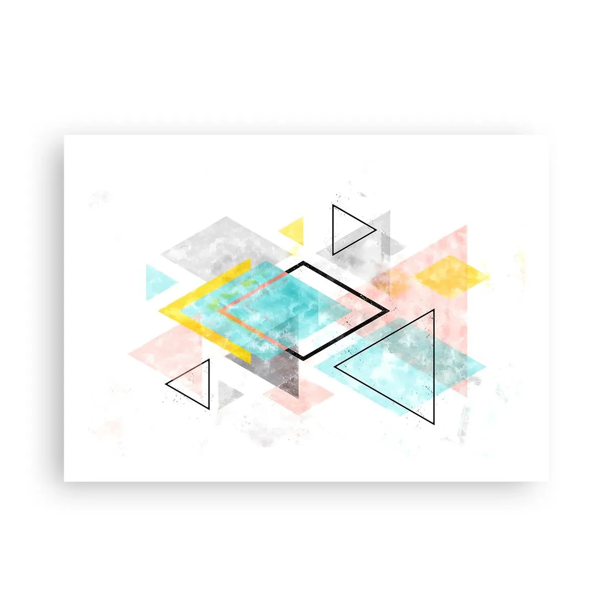 Poster - Gioco geometrico - 70x50 cm