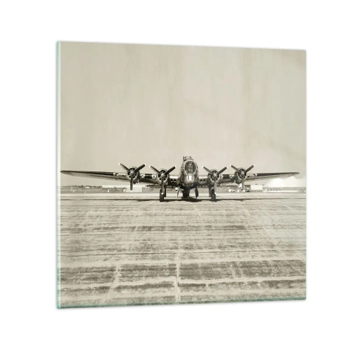 Quadro su vetro - Pronto come sempre - 30x30 cm