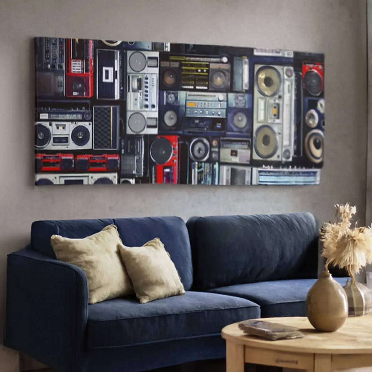 Quadro su tela - Stampe su Tela - Nostalgia degli anni '80 - 100x40 cm