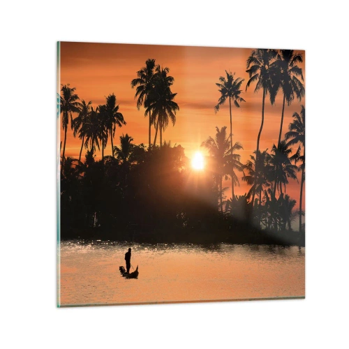 Quadro su vetro - Il tempo del riposo - 60x60 cm