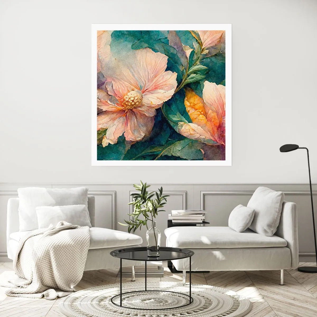 Poster - Delicatezza pura - 60x60 cm