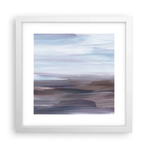 Poster in cornice bianca - Gli elementi: l'acqua - 30x30 cm