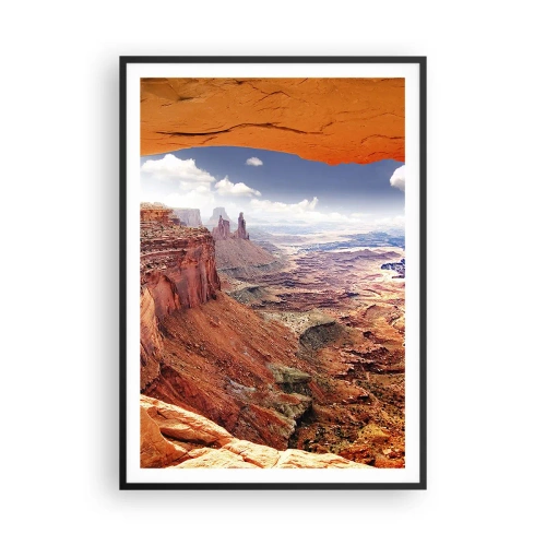 Poster in cornice nera - Scolpiti dalla natura - 70x100 cm