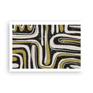 Poster - Composizione: strade e vicoli - 91x61 cm