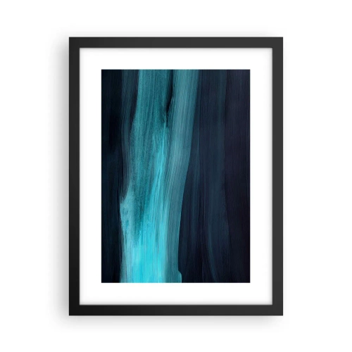 Poster in cornice nera - Seguendo la corrente - 30x40 cm