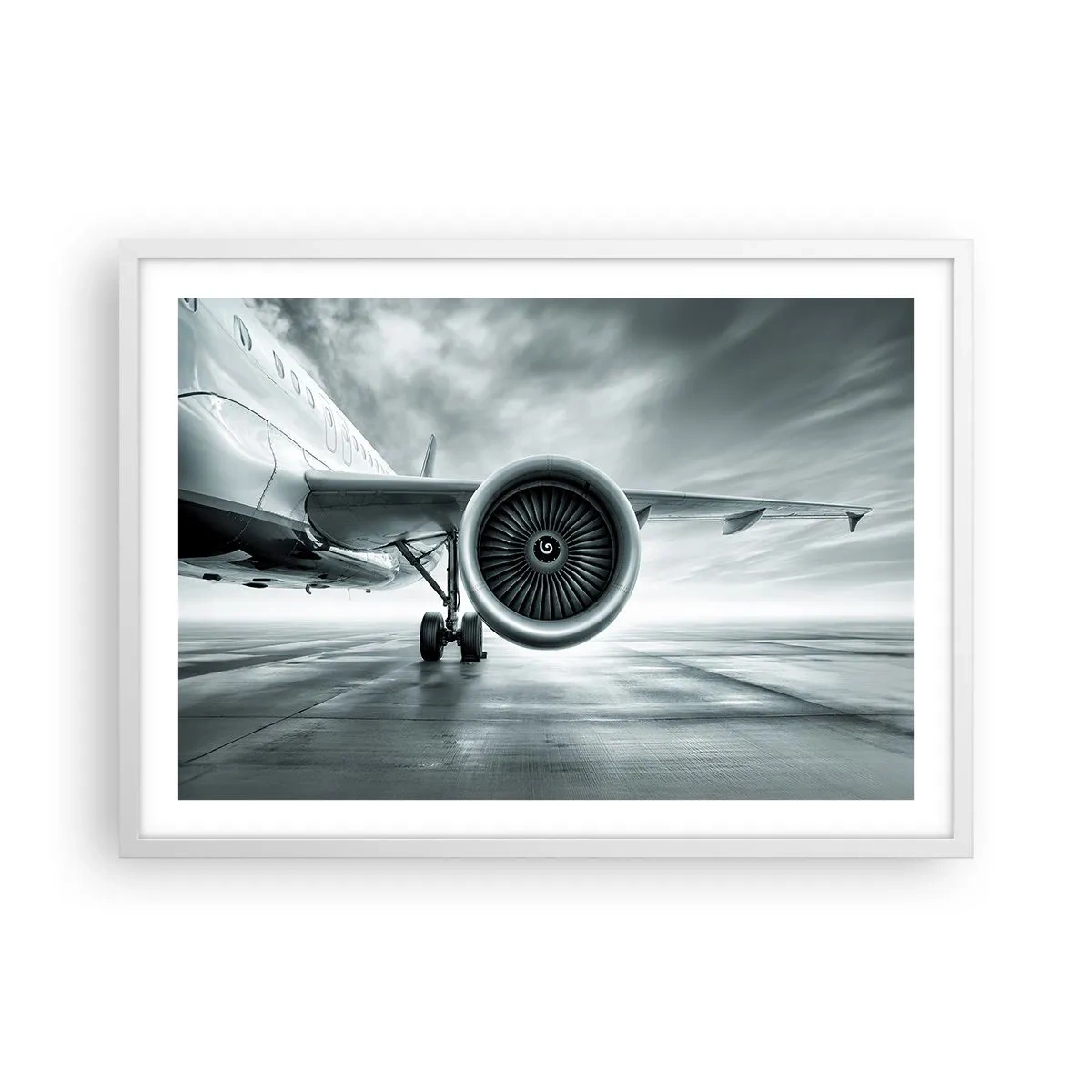 Poster in cornice bianca - C'è la forza! - 70x50 cm