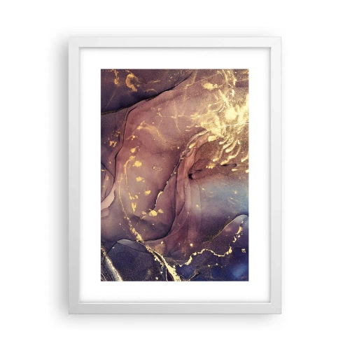 Poster in cornice bianca - Materia e spirito - 30x40 cm