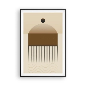 Poster in cornice nera - Diversi stati - 61x91 cm