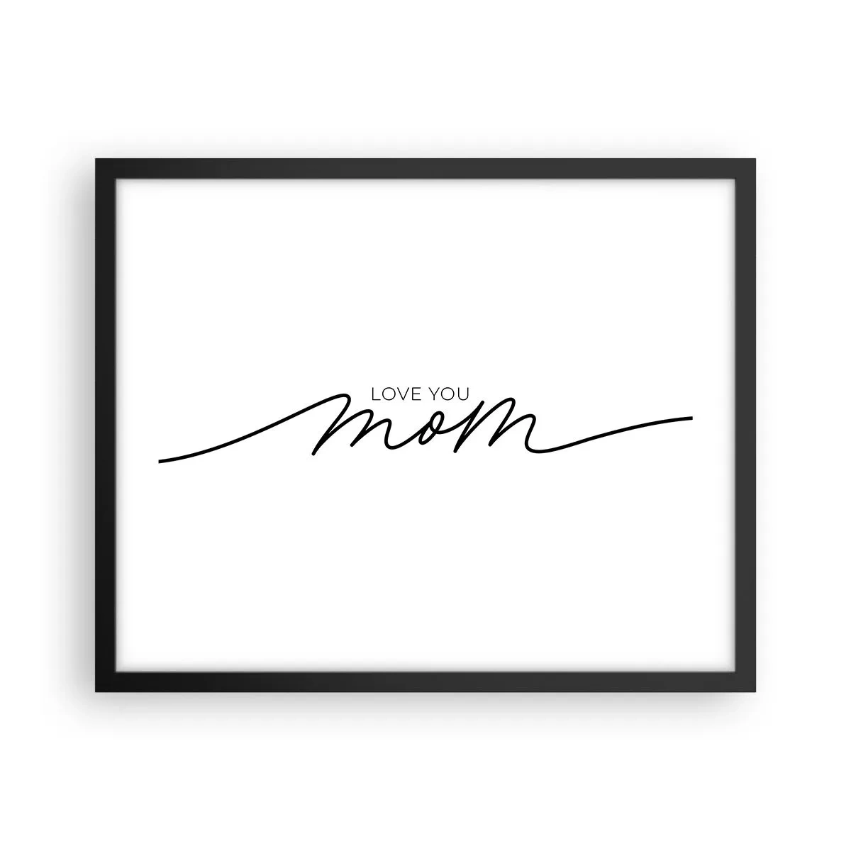 Poster in cornice nera - Grande commozione - 50x40 cm