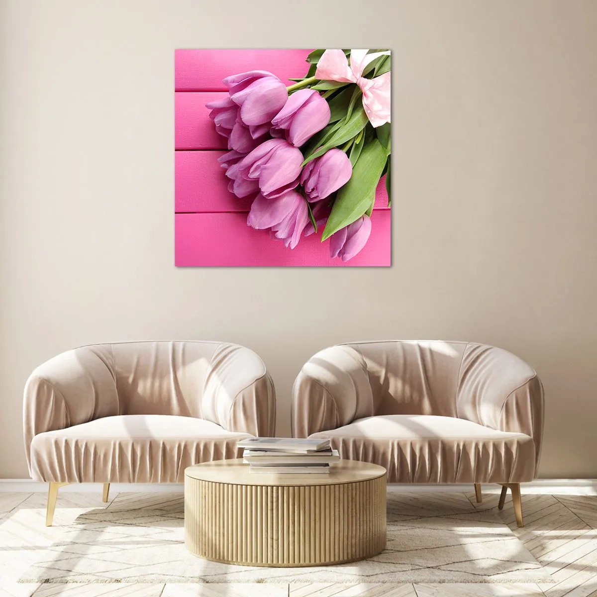 Quadro su vetro - Proprio per te - 60x60 cm